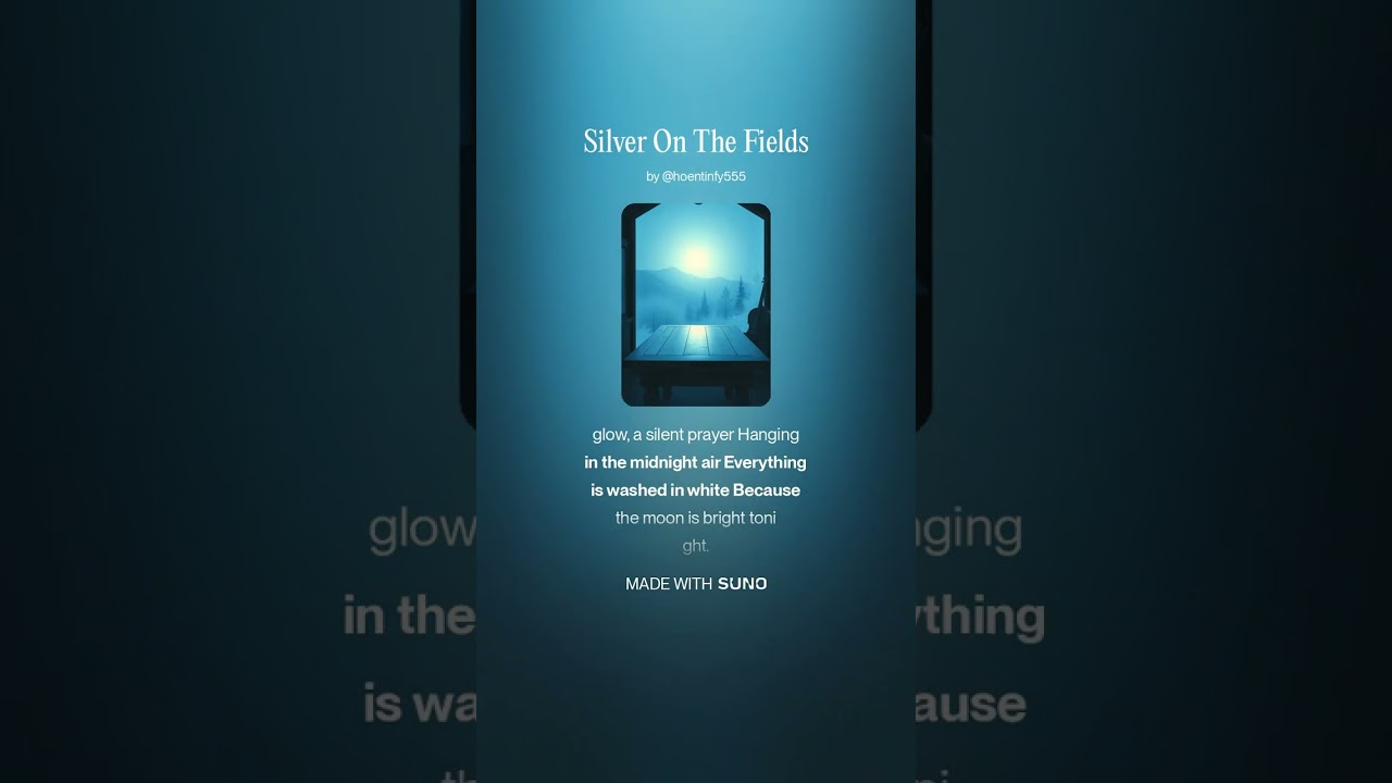 Silver On The Fields #songs