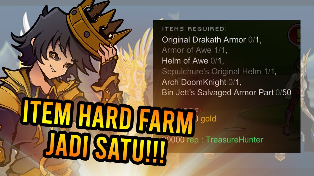 =AQW Indonesia= HARD FARMING TERBARU!!! NGERI COY - GEAR OF AWE