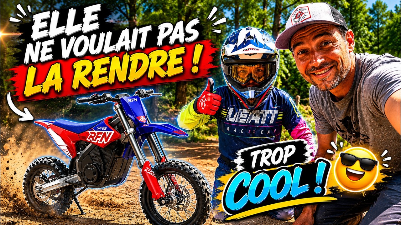 Elle ne voulait pas rendre cette moto (essais RFN sxe5)