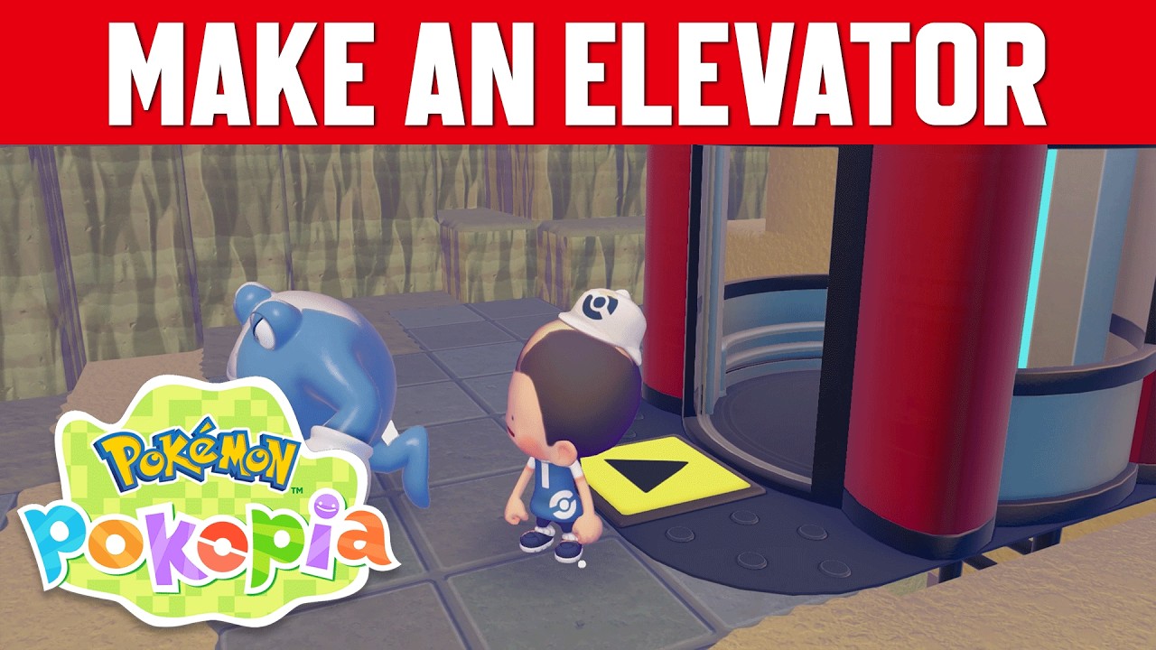 Pokemon Pokopia - How to make an Elevator