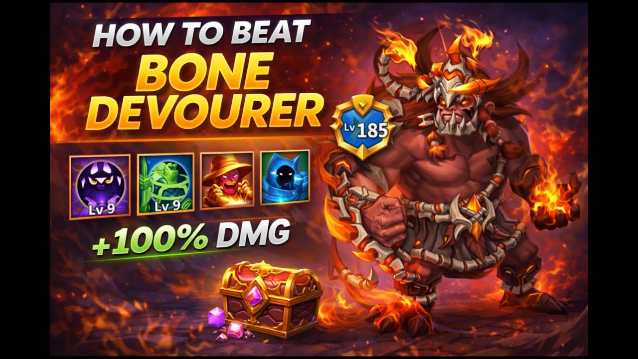 Castle Clash Epic Battle Bone Devourer