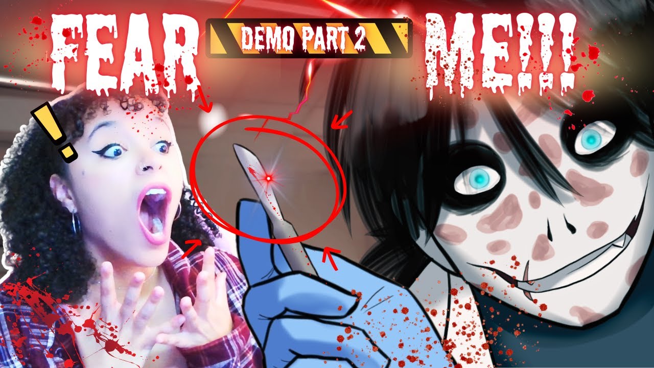 HIDING FROM MY STALKER IN A HOSPITAL 😱 ~ FEAR ME [DEMO] JEFF THE K*LLER DATING SIM 💔 [PART 2.]