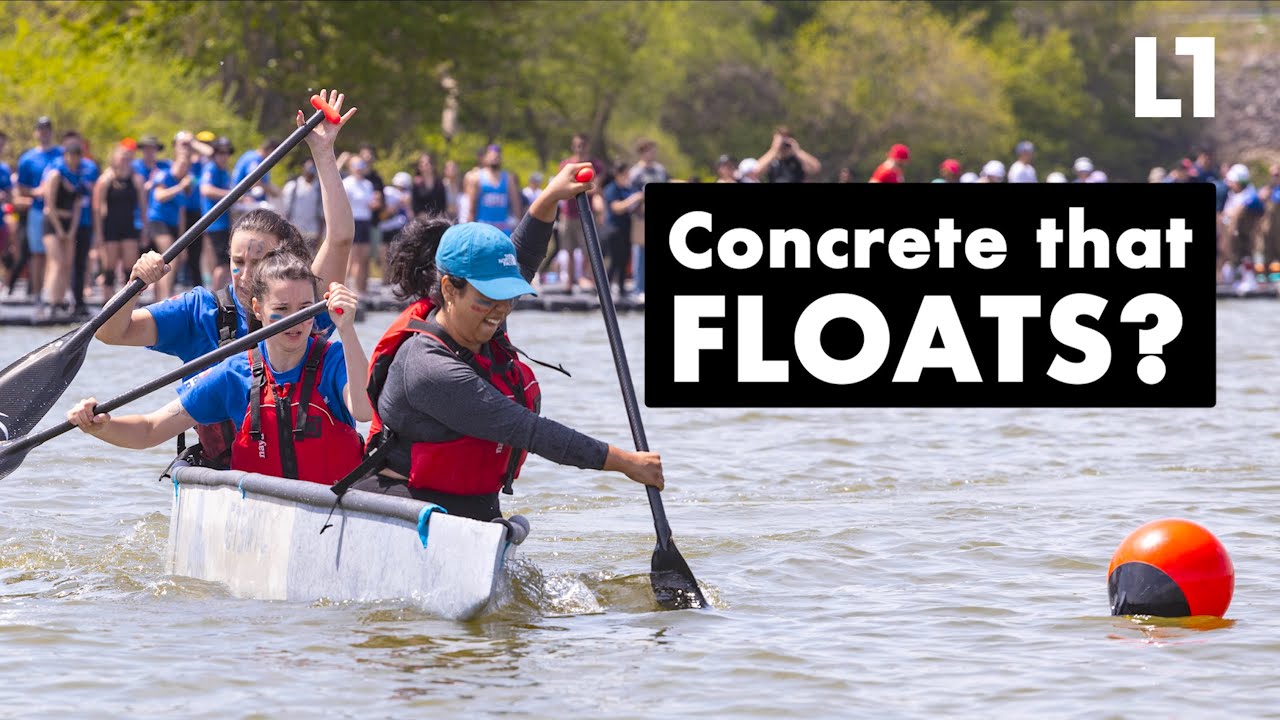 How do Concrete Canoes Float? With the ETS Concrete Canoe Club