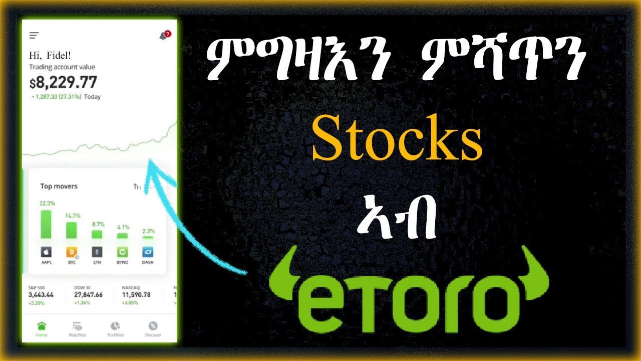 ኣብ eToro ከመይ ጌርካ Stocks ትገዝእንን ትሸይጥን // How to buy and sell stocks in Tigrigna by Berhane Okbay