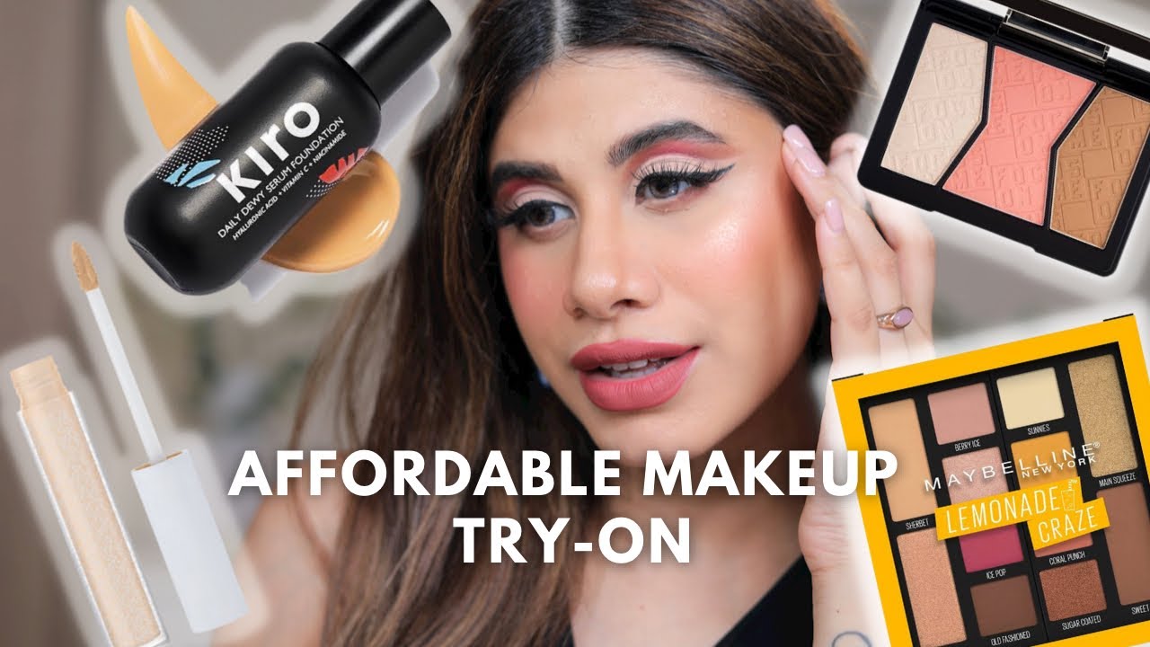 TESTING DRUGSTORE MAKEUP & Catch up ☕️ || Malvika Sitlani