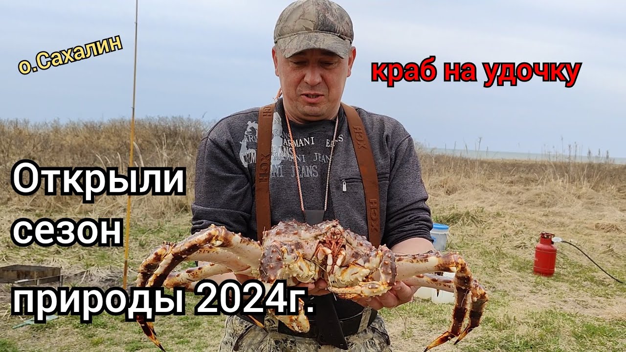 Открываем сезон природы 2024г. Поймали краба, накопали ракушки. о.Сахалин