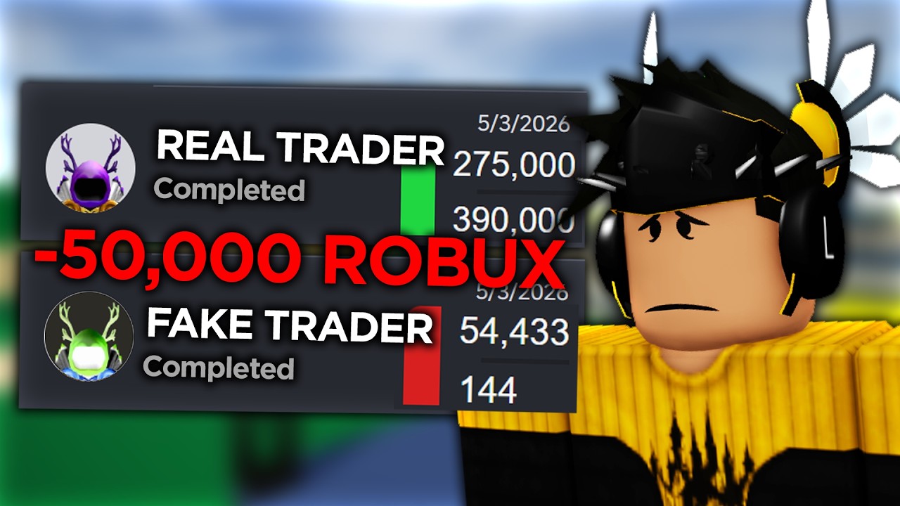 I GOT SCAMMED OUT OF 50,000 ROBUX (Roblox Trading)