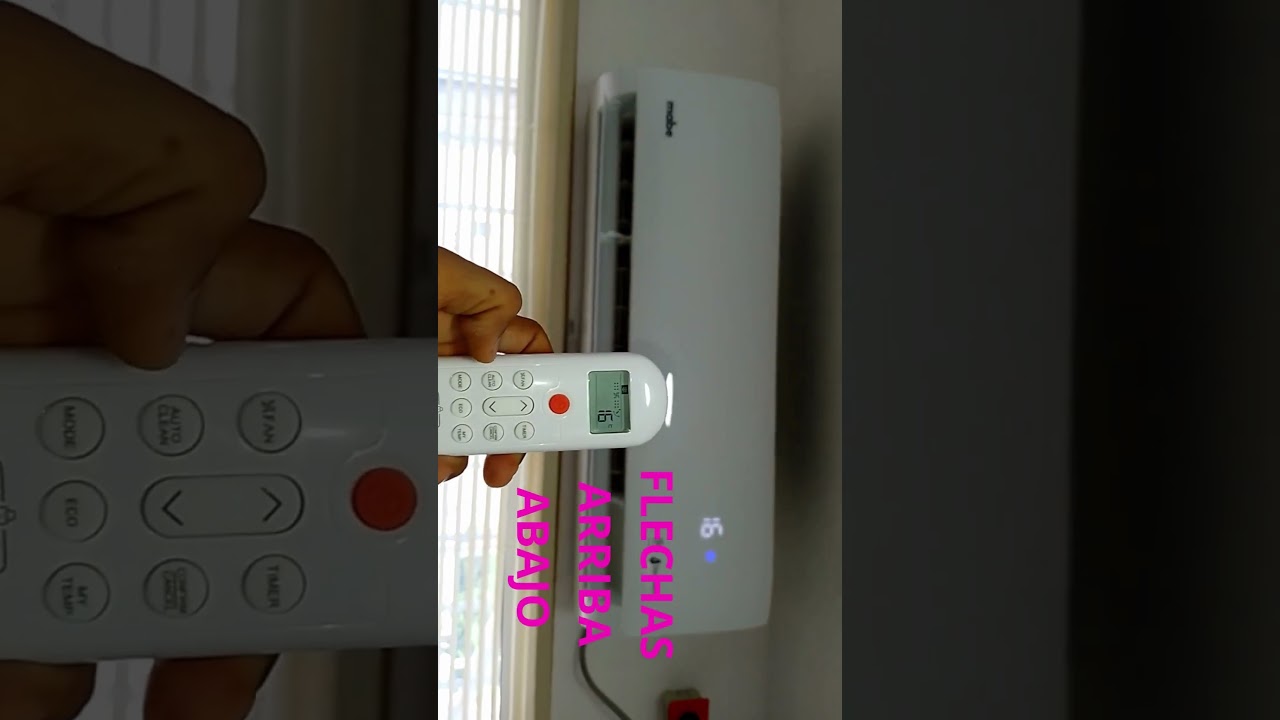 &iquest;C&oacute;mo obtener el m&aacute;ximo frio de un aire acondicionado configurando el control remoto?