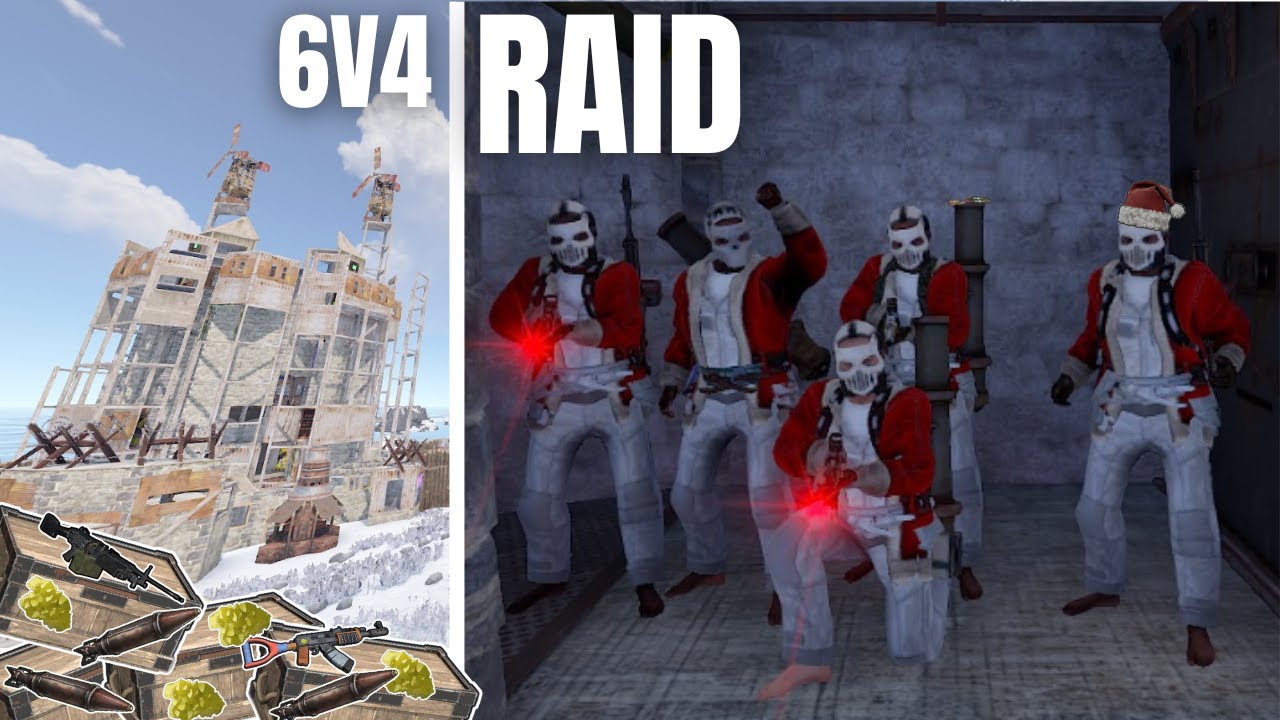 Raiding the most loaded group on the server - RUST