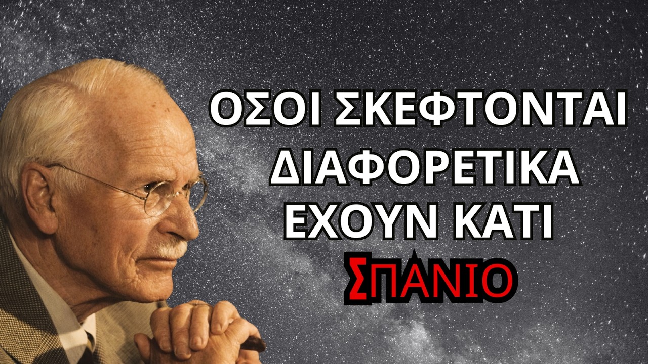 ΟΙ ΑΝΘΡΩΠΟΙ ΠΟΥ ΣΚΕΦΤΟΝΤΑΙ ΔΙΑΦΟΡΕΤΙΚΑ ΕΧΟΥΝ 5 ΣΠΑΝΙΑ ΨΥΧΙΚΑ ΧΑΡΑΚΤΗΡΙΣΤΙΚΑ – ΚΑΡΛ ΓΙΟΥΝΓΚ