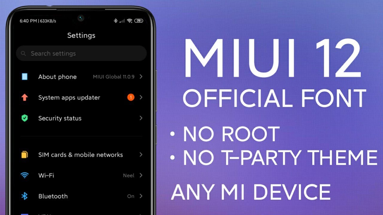 How to Apply Miui 12 MILAN PRO Font in Miui 10/11 any Mi Phone