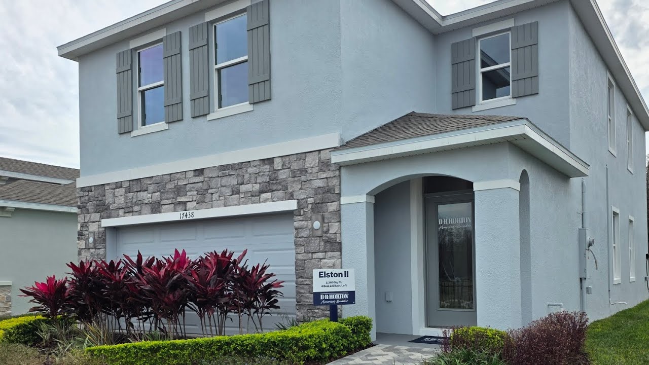 Full House Tour Of DR Horton's Elston II in Land O' Lakes, FL
