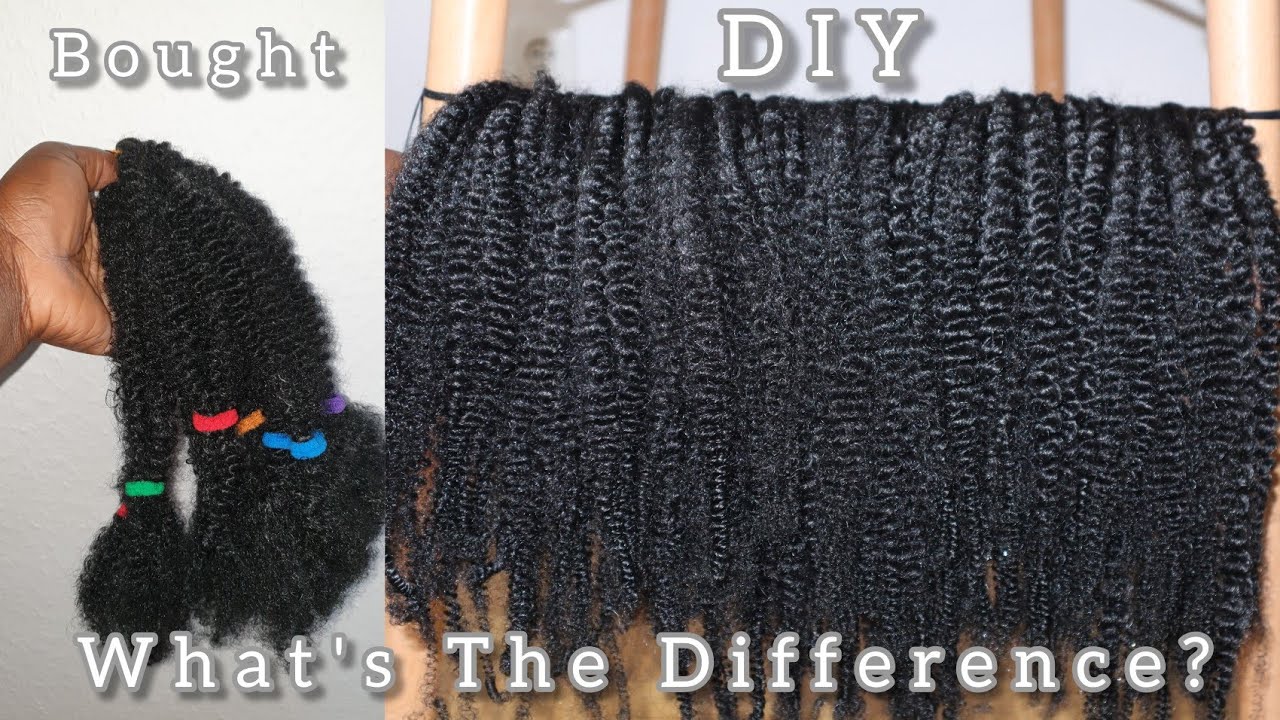 What I Bought Vs. What I Made | DIY Kinky Curls Crochet Braids Tutorial | Dilias Empire.