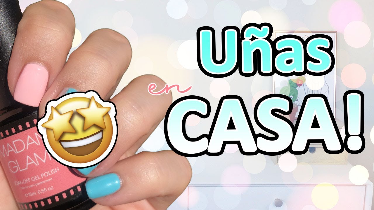 🎀 ¡MANICURA SEMIPERMANENTE EN CASA! 🎀- Diseño de uñas fácil y rápido con esmaltes de Madam Glam