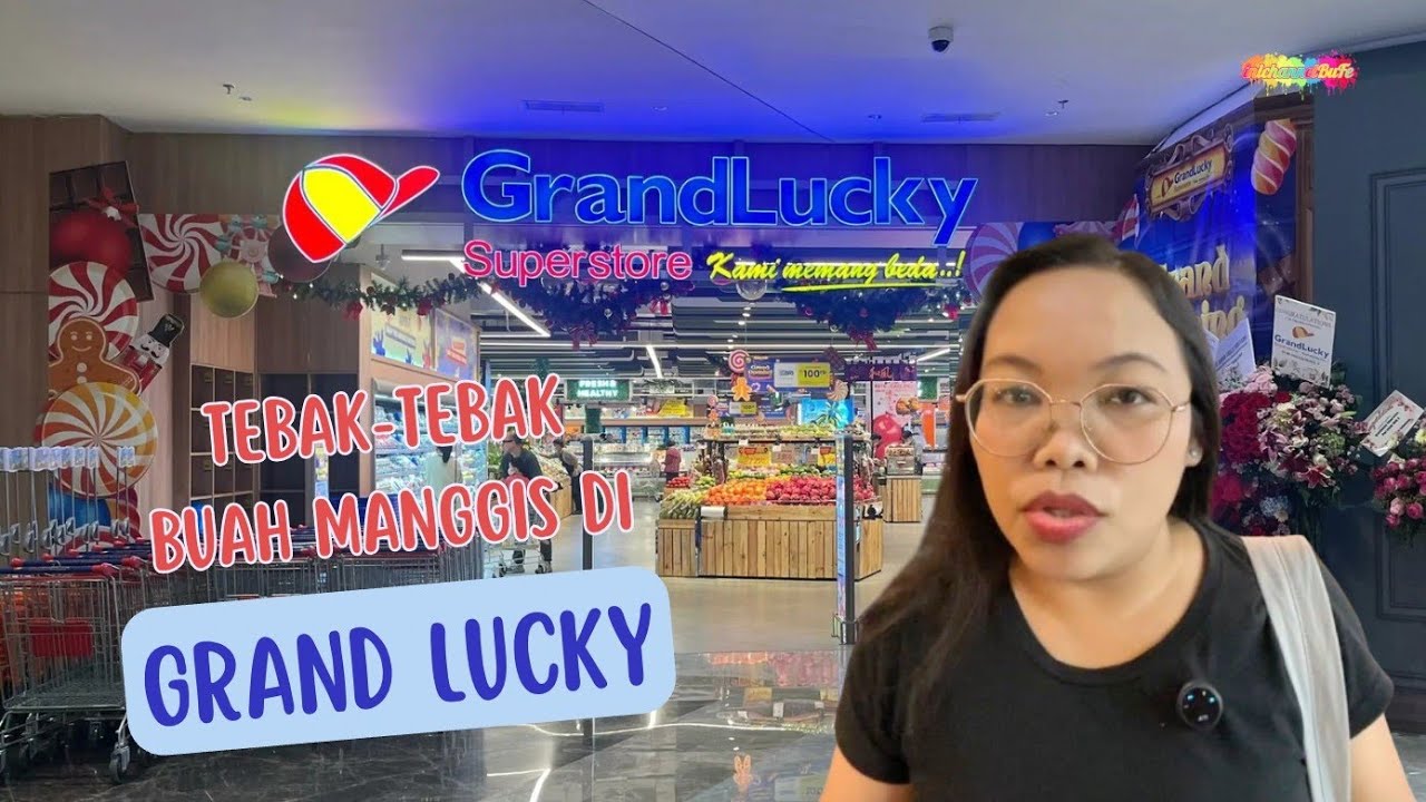 TEBAK-TEBAK BUAH MANGGIS DI GRAND LUCKY‼️NEMU BANYAK PROMO & OVER BUDGET #dailyvlog #inichannelbufe 