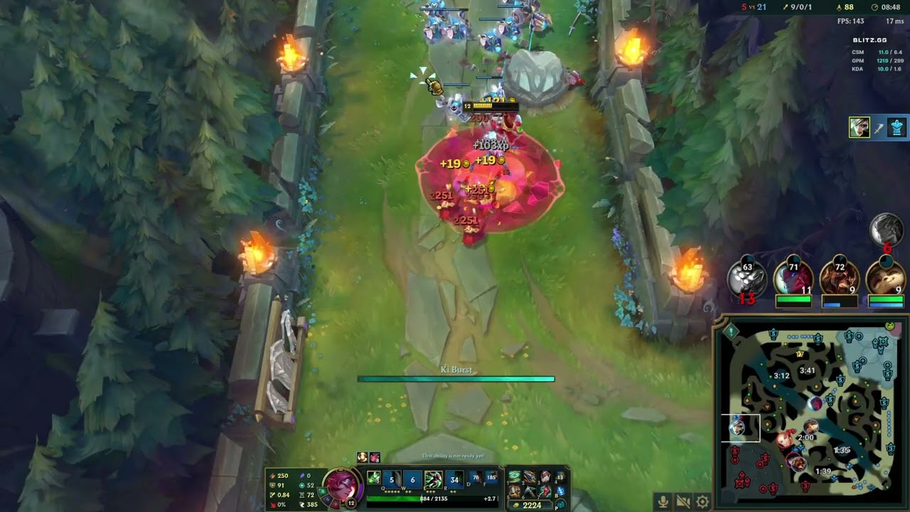 Riven Vs Yone 1v9 Penta