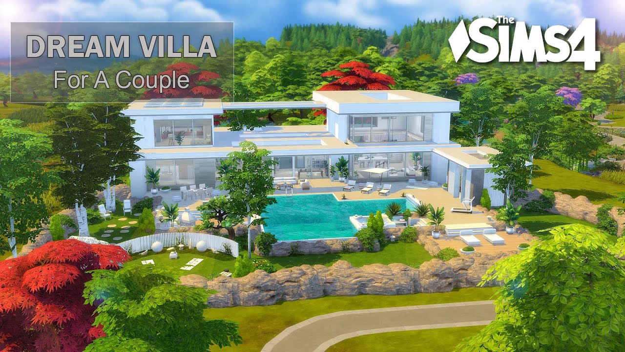 Dream Villa For A Couple | No CC | Artworks | Stop Motion | Sims 4 Video