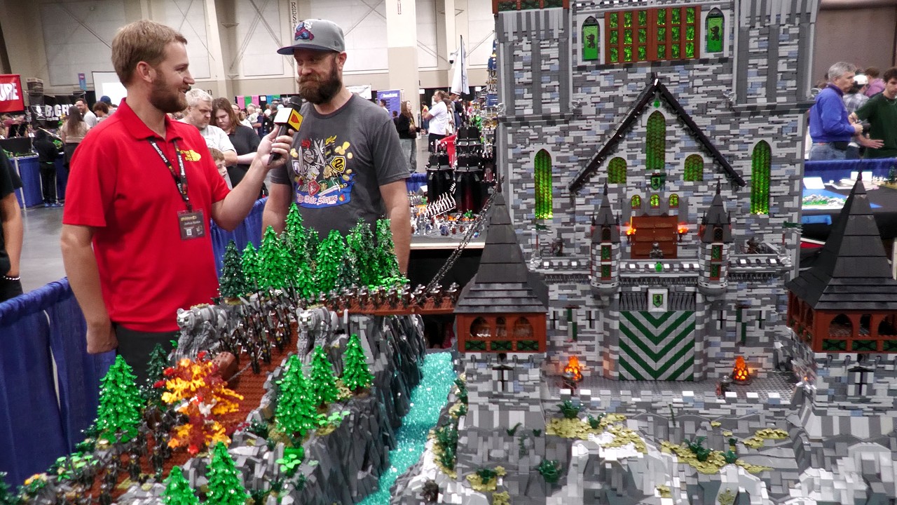 קרב טירת אבירי הדוב הענקית מ-LEGO