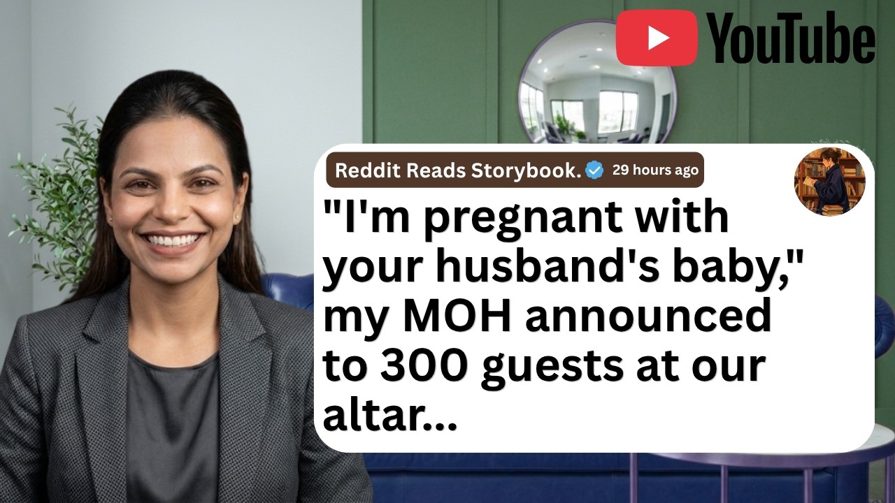On my wedding day, just as I was about to say my vows, my maid of honor stood up and announced she..