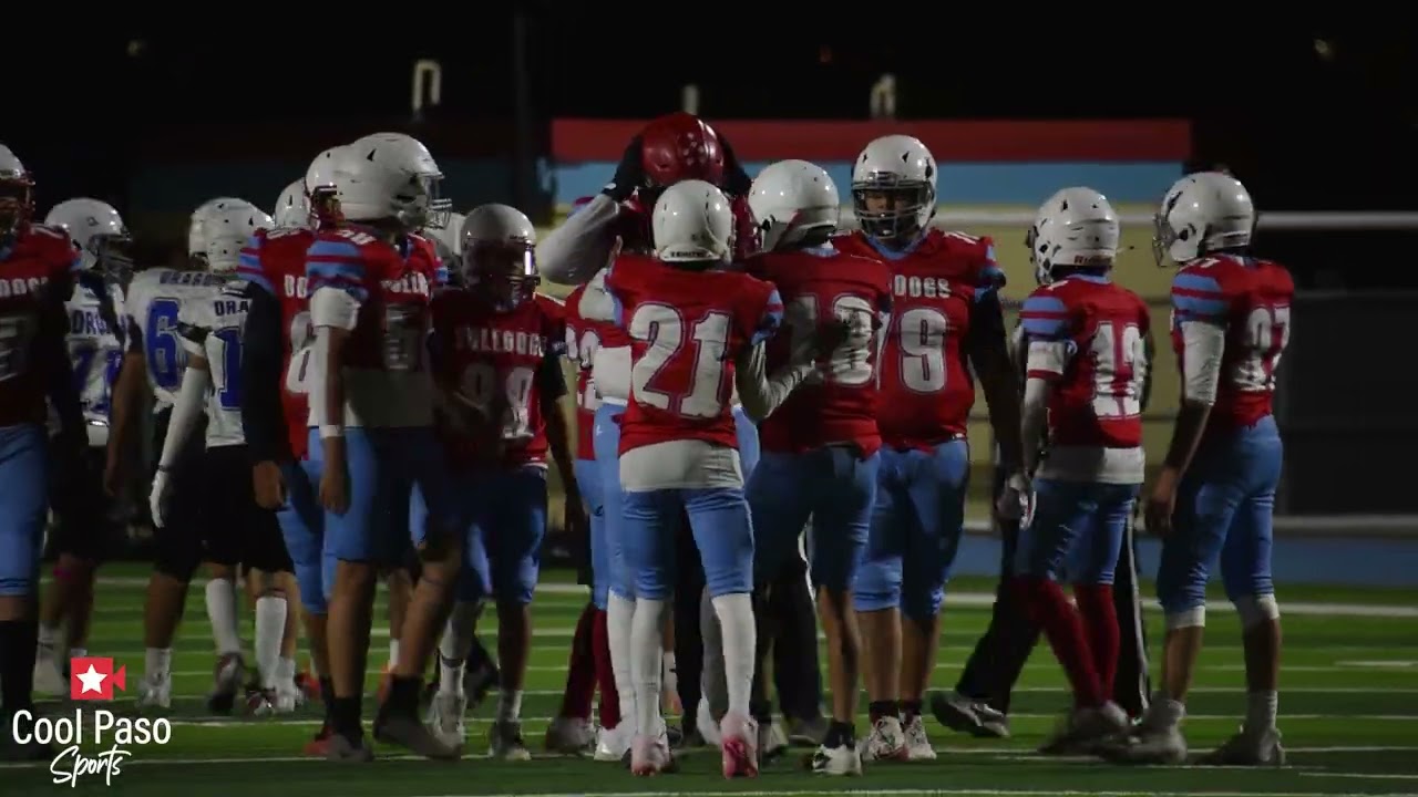 8th Socorro vs Drugan middle school football game 2025
