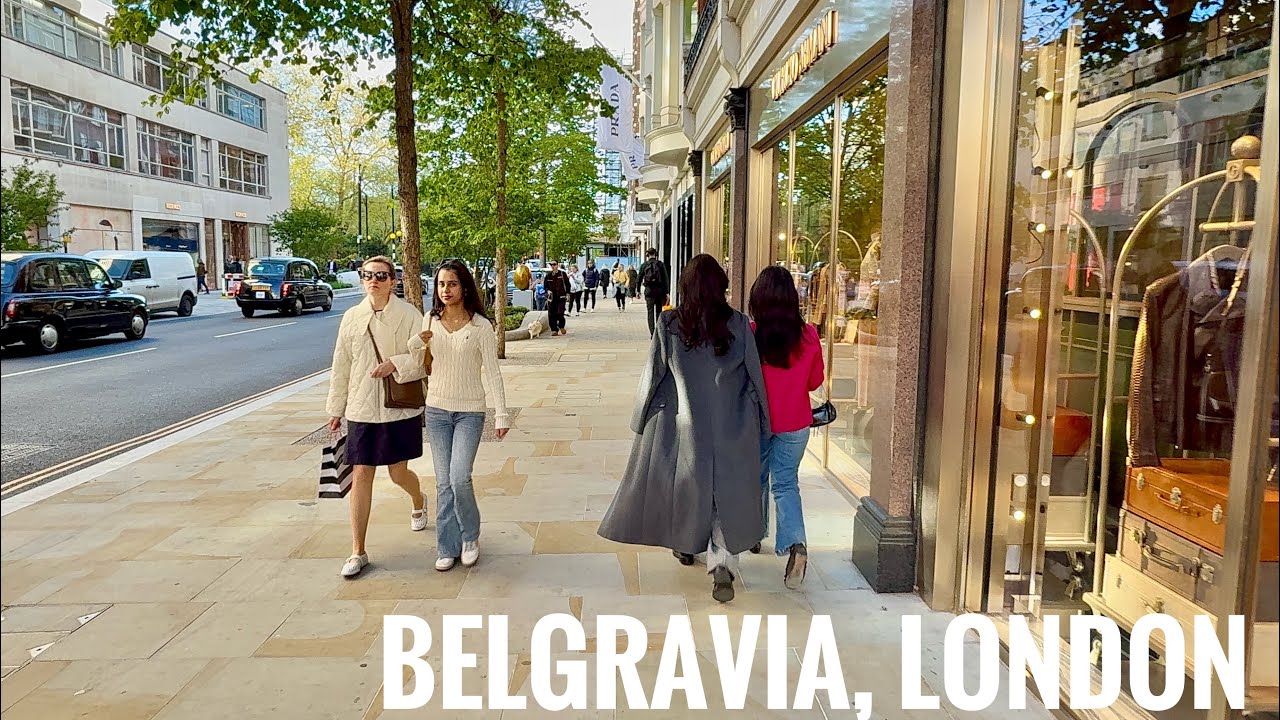 London Walk | Most Expensive Neighbourhood in London Belgravia Posh area in Central London [4K HDR]