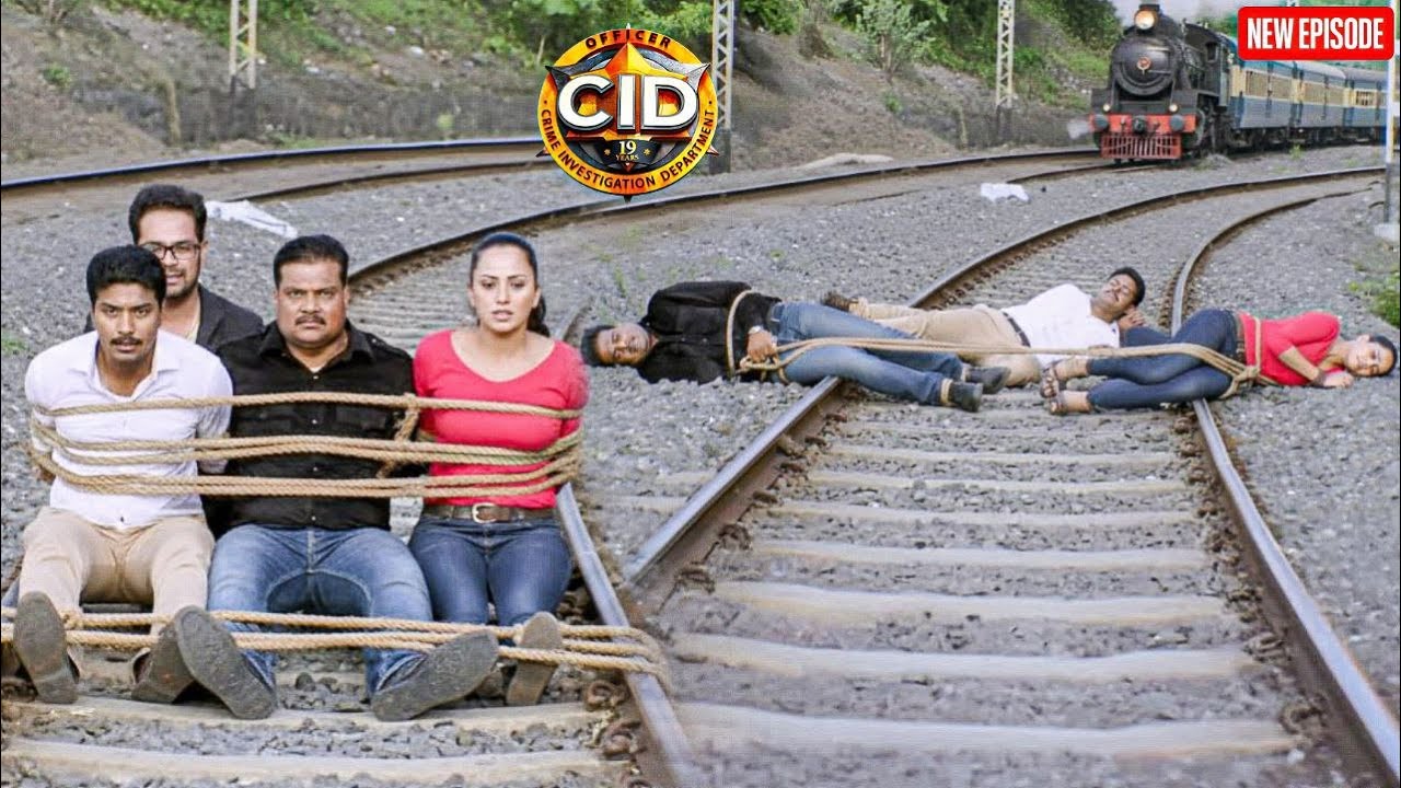 Train की पटरी पर Cid टीम को रस्सी से बाँधा || CID | Latest Episode ||