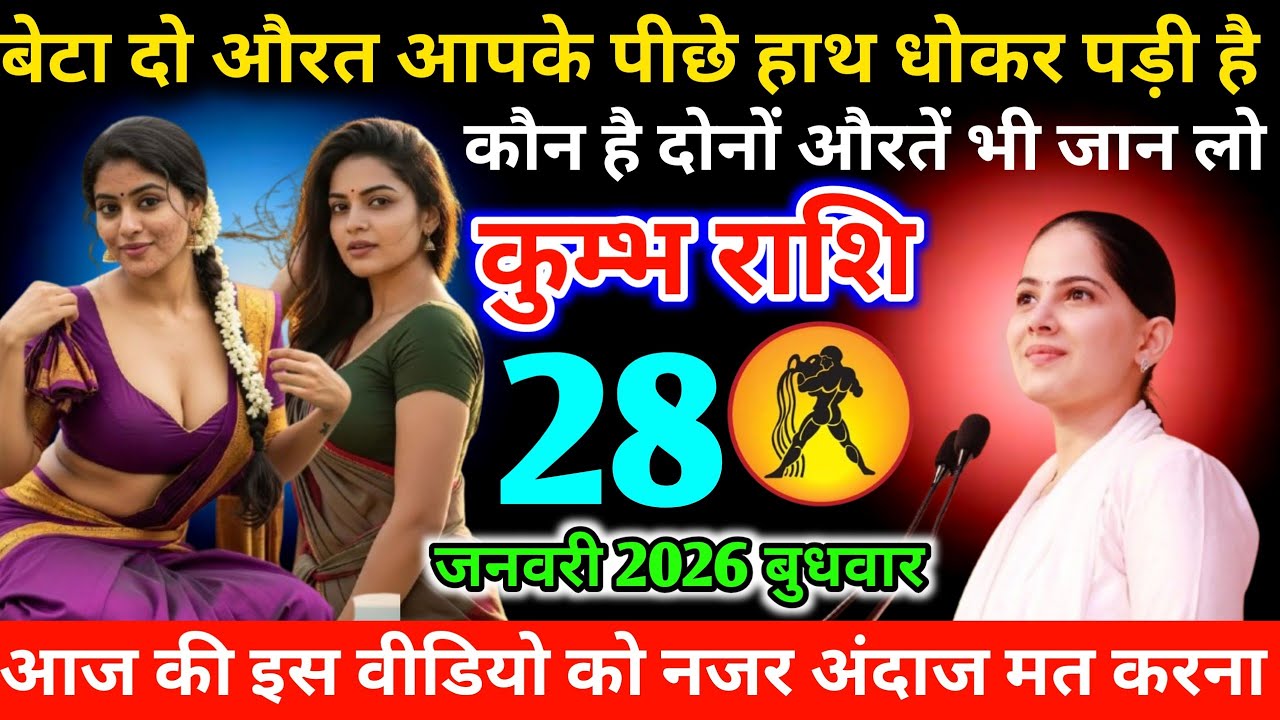 #कुम्भ बेटा दो औरत आपके पीछे हाथ धोकर पड़ी है कौन है दोनों औरतें अभी जान लो 24 जनवरी 2026 शनिवार