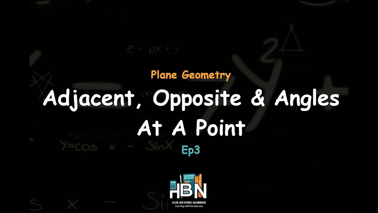 Adjacent, Vertically Opposite & Angles at a Point