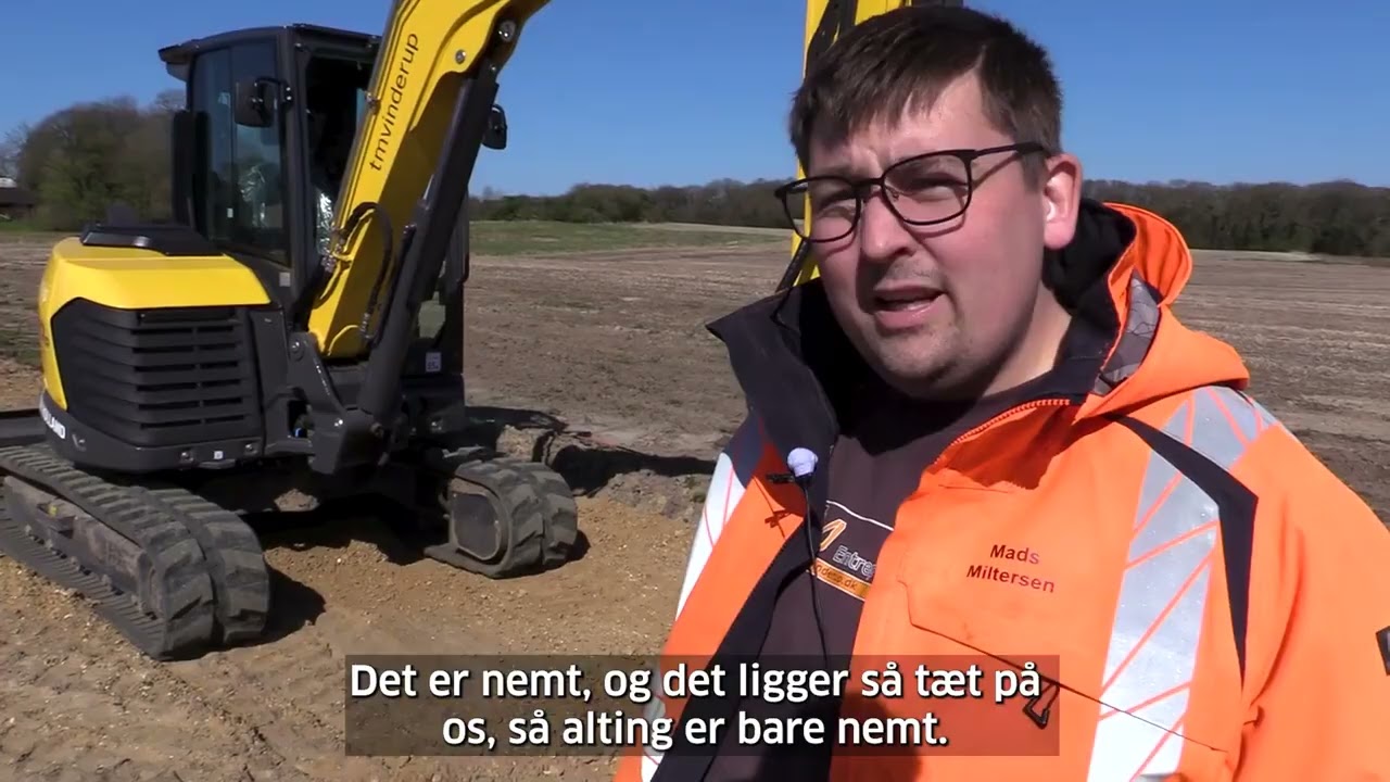 TM Entreprenør om New Holland E60D - fra Anker Bjerre A/S