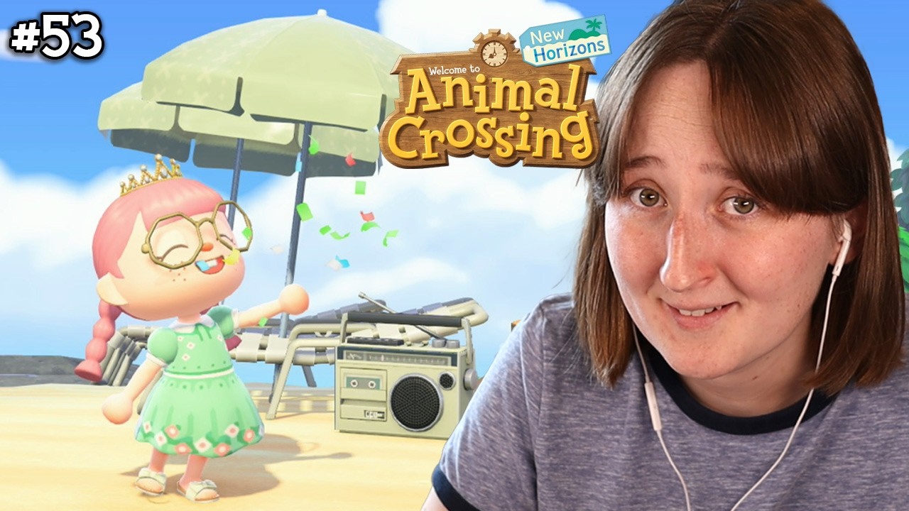 Decorating the beach! | Animal Crossing #53