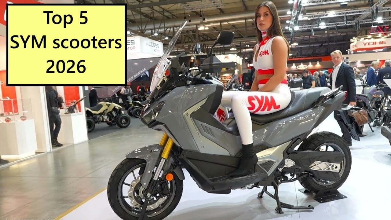Top 5: SYM scooters 2026