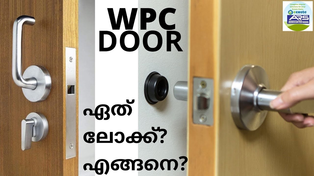 Ecoste WPC Door Lock Fixing site tour work visit life time guarantee water resistant free samples