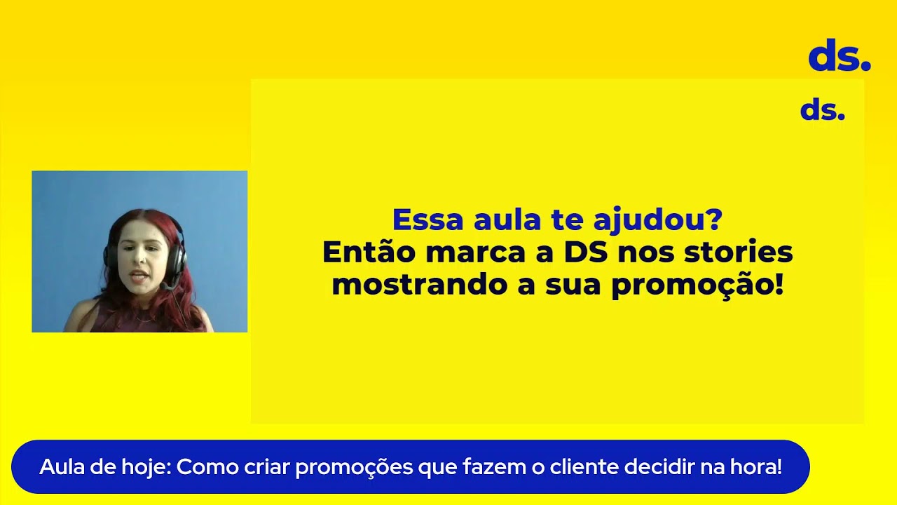 DS Live - Como criar promoções que fazem o cliente decidir na hora