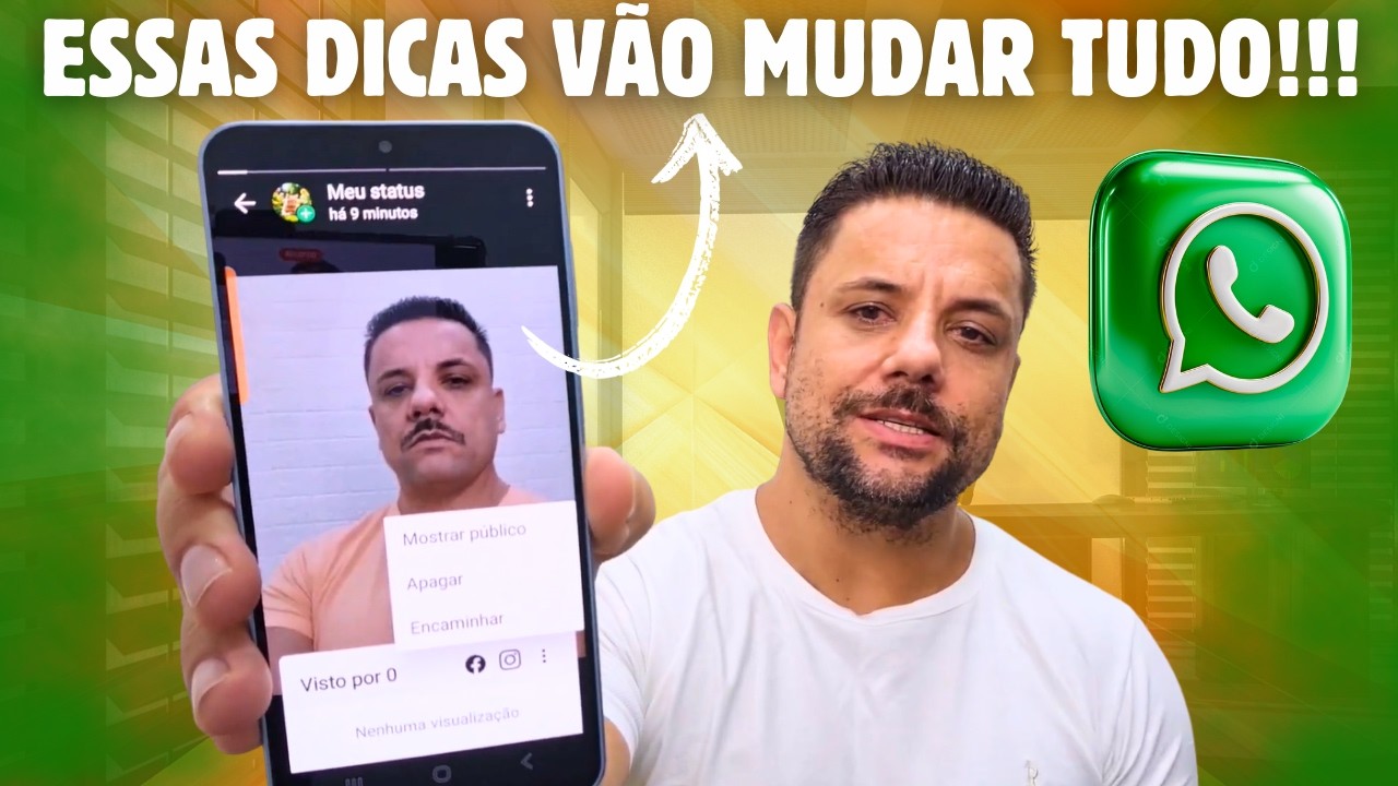 SEGREDO REVELADO: Conhe&ccedil;a As Fun&ccedil;&otilde;es Escondidas no Status do WhatsApp (2026)