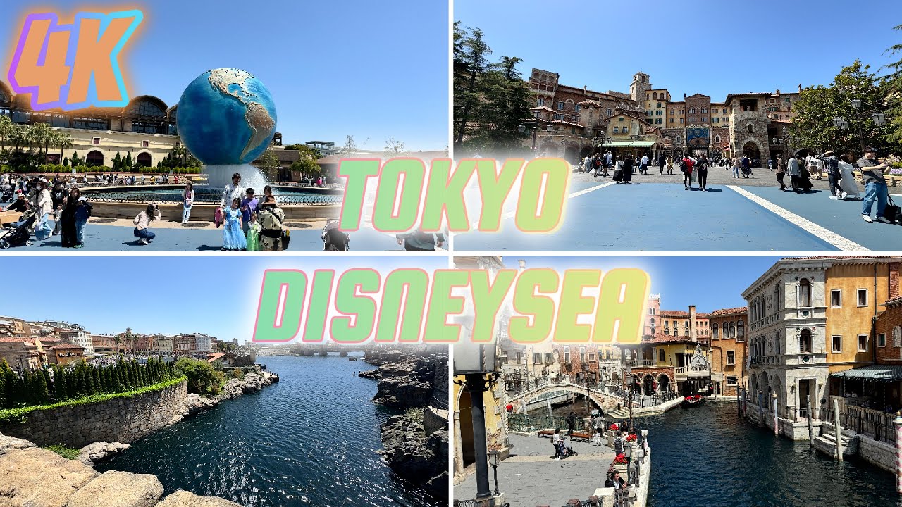 4K- DisneySea Virtual Walking Tour