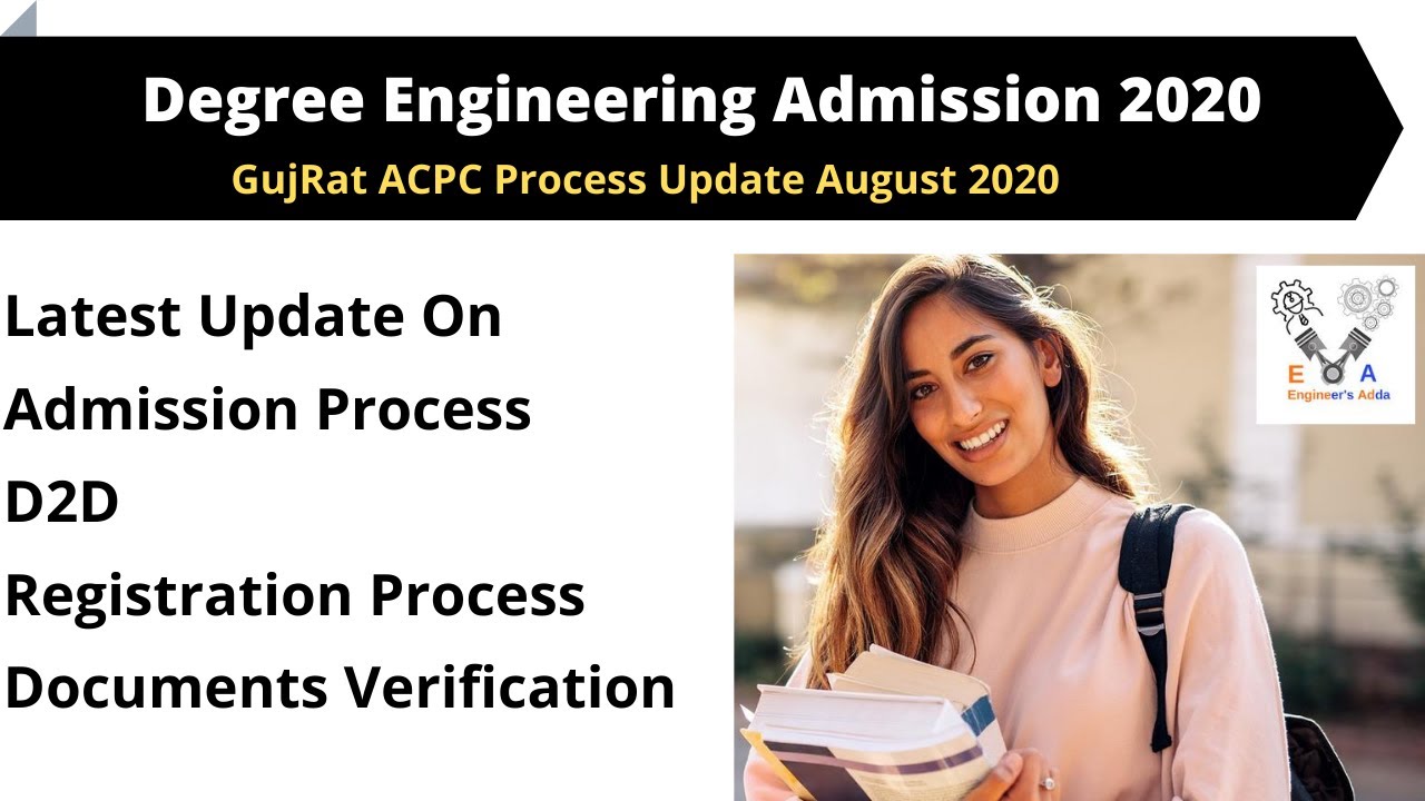 Guj ACPC engineering Admission latest update GUJRAT ACPC D2D Engineering admissions 2020