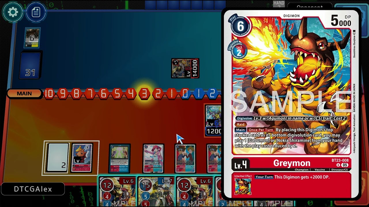 Digimon TCG - DCGO Gameplay - BT23 - No Mic - Spicy Nokia