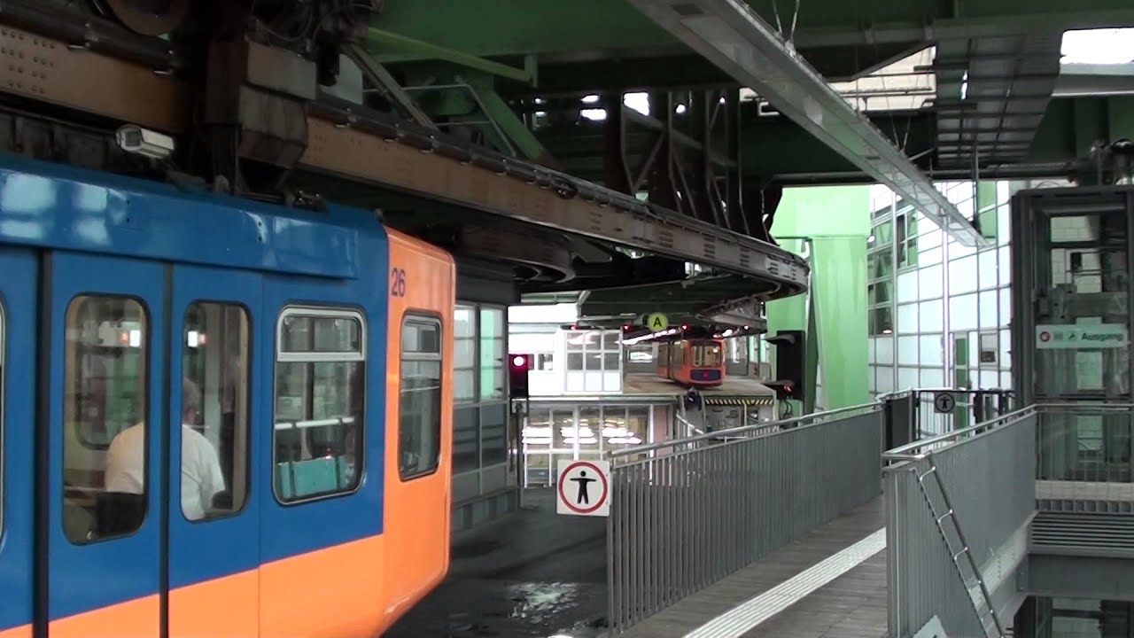 Germany: Wuppertal Schwebebahn - Vohwinkel depot 08/07/14