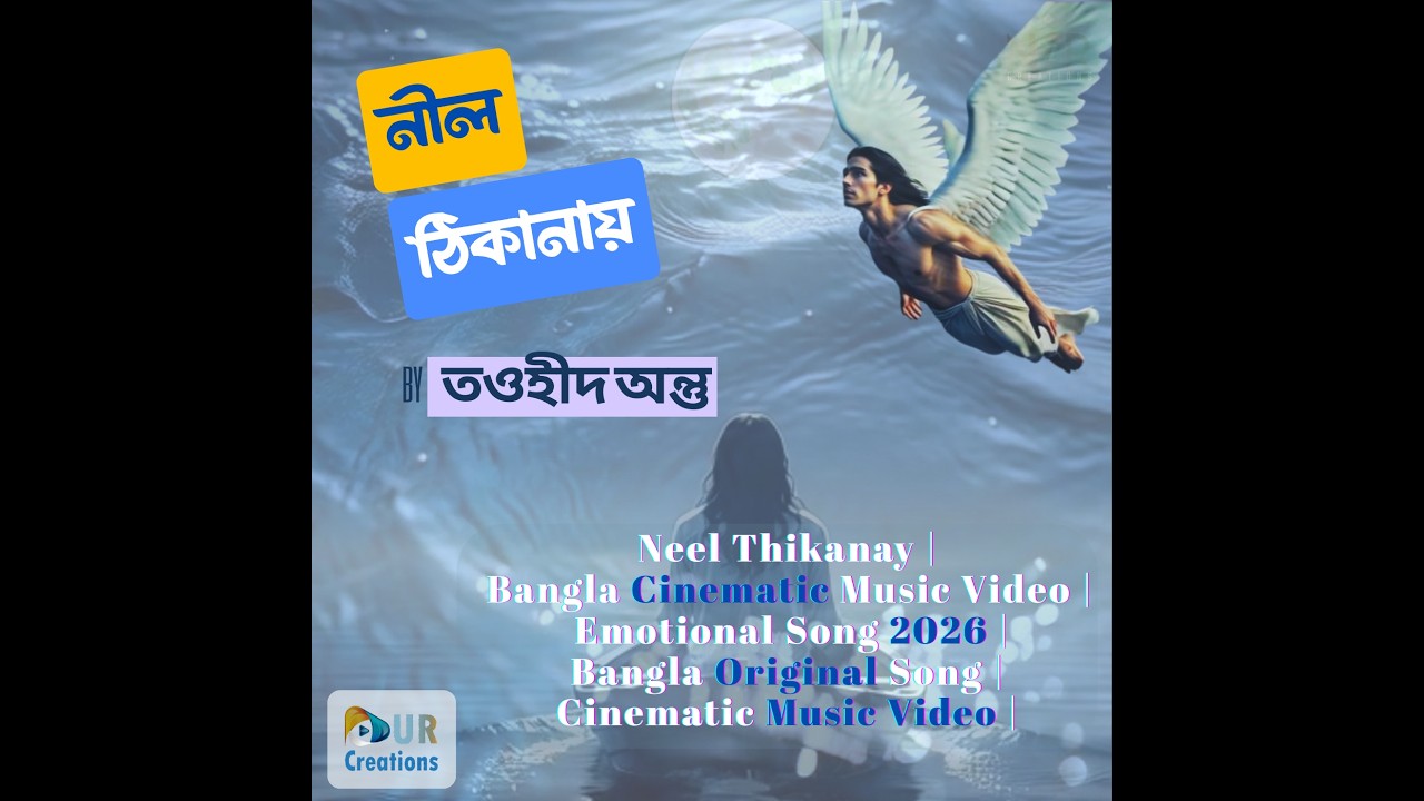 নীল ঠিকানায় | Bangla Original Song | Cinematic Music Video | Tawheed Auntu | Nur Creations