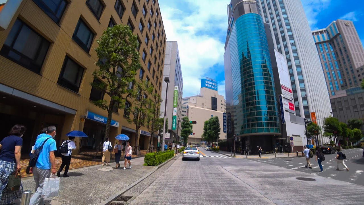 Japan: Yokohama city drive 4k