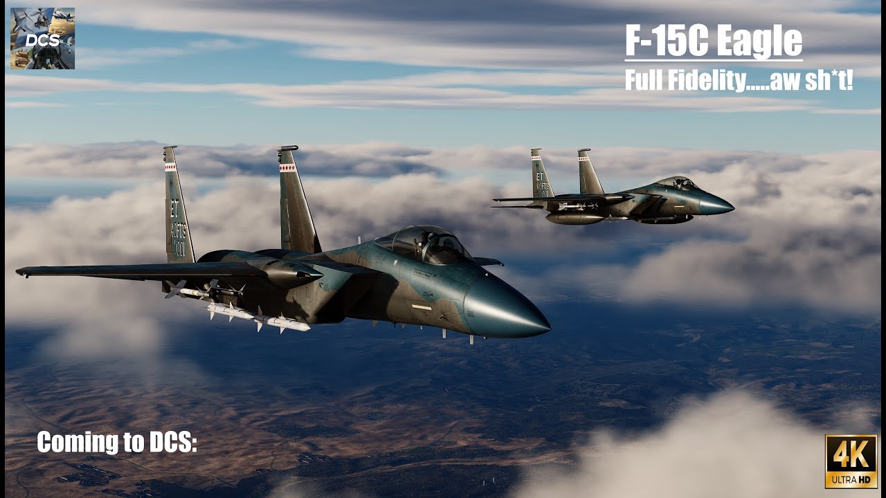 DCS:  F15-C  Eagle: Full Fidelity  |  The most Gangster fighter jet in the world!!