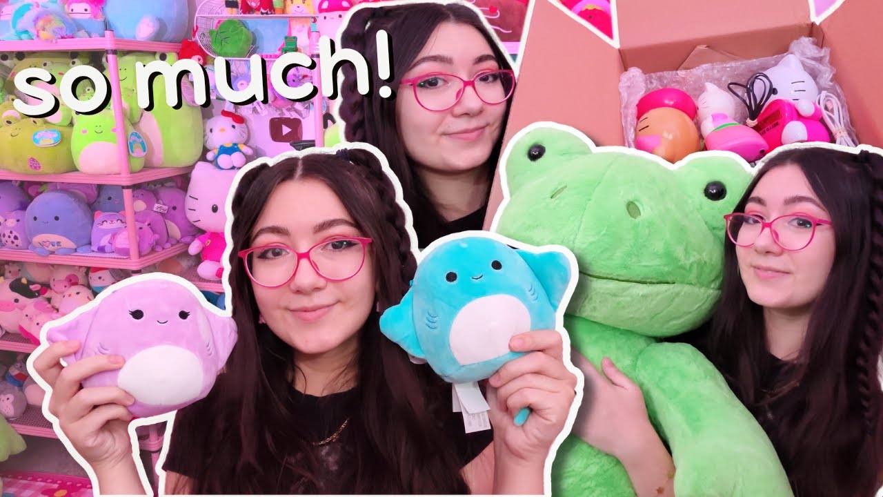 unboxing squishmallows, thrifting, and shopping vlog!