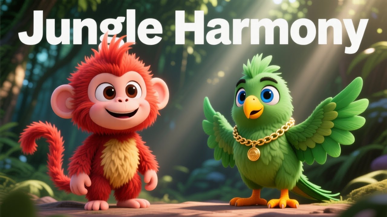 The #Jungle Where Everyone Listened 🌿🦁 | Kids Moral Story | Jungle Story for Children