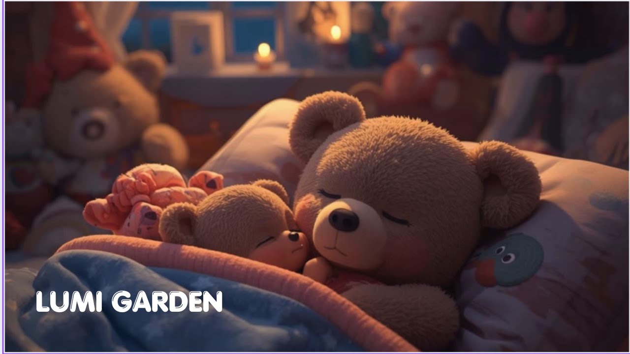 BRAHMS LULLABY NIGHT 🌌 | deep peaceful baby sleep music | Lumi Sleep Garden