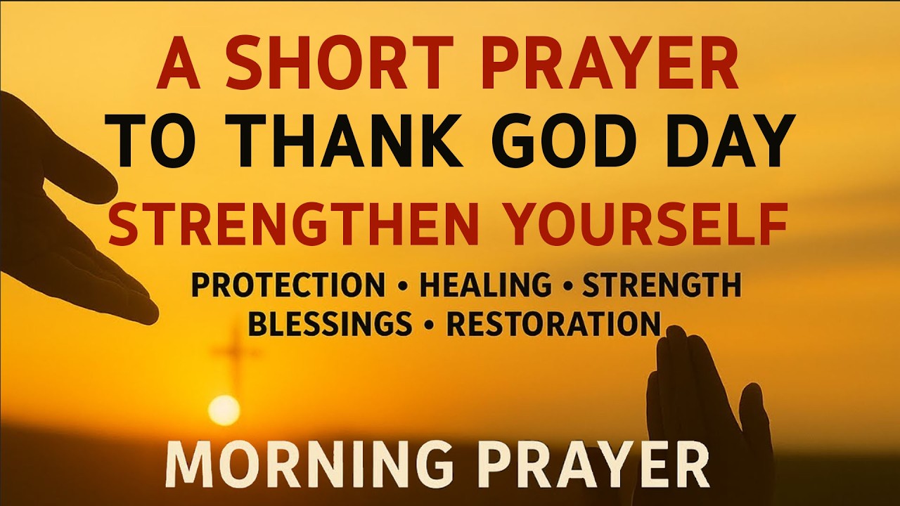 A Powerful Morning Prayer to RENEW Your Spiritual Strength | Lord, Fill Me Again 🙏