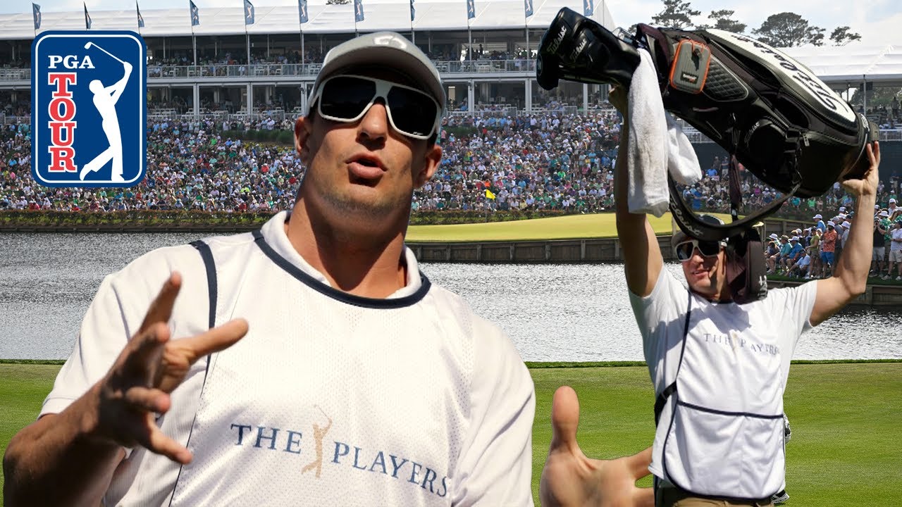 GRONK caddies for Will Zalatoris and takes on Island Green at THE PLAYERS