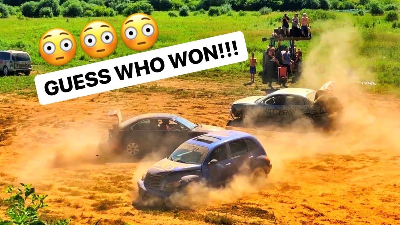 FIRST Destruction DERBY! BMW VS TURBOCHARGED PT Cruiser!!!