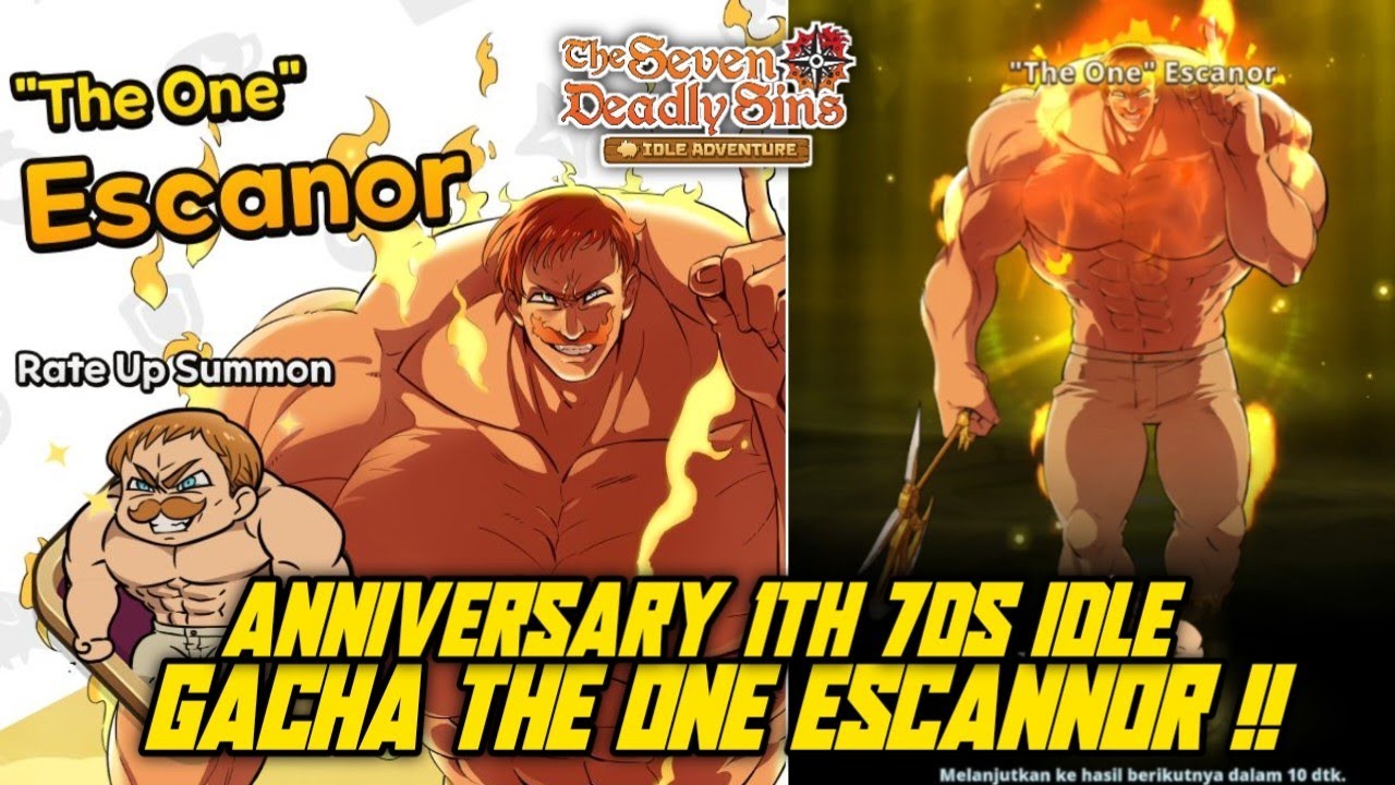 THE ONE ESCANOR IS HERE!!! Habiskan 700k Diamond di Banner Anniversary 1th 7ds Idle Adventure 
