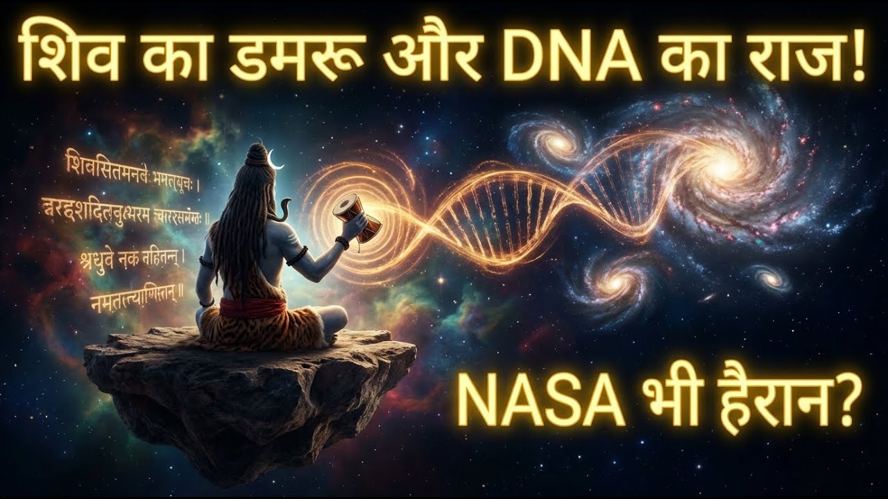 Secret of Shiva's Damru: DNA, Sanskrit & The Big Bang Theory | Mahakal Mystery #viral #betul #love