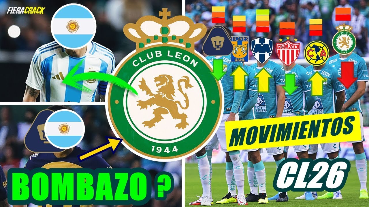 ✅🔥 Se Vienen DEFENSAS de &Eacute;LITE ?✅ KEVIN LOM&Oacute;NACO al CLUB LE&Oacute;N ⚽ Fichajes Altas y Bajas Clausura 2026